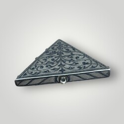 Osmanlı Dönemi Gümüş Savatlı Hamayıl (Cevşen) – Koleksiyonluk Nadir Parça AOB6037 - 4