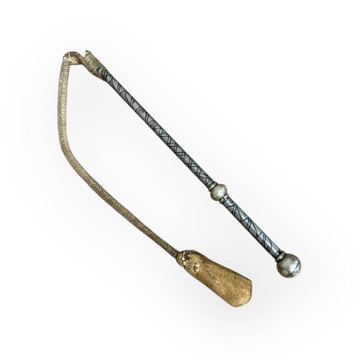 Osmanlı Gümüş Savatlı Kamçı AOB6060 - 1