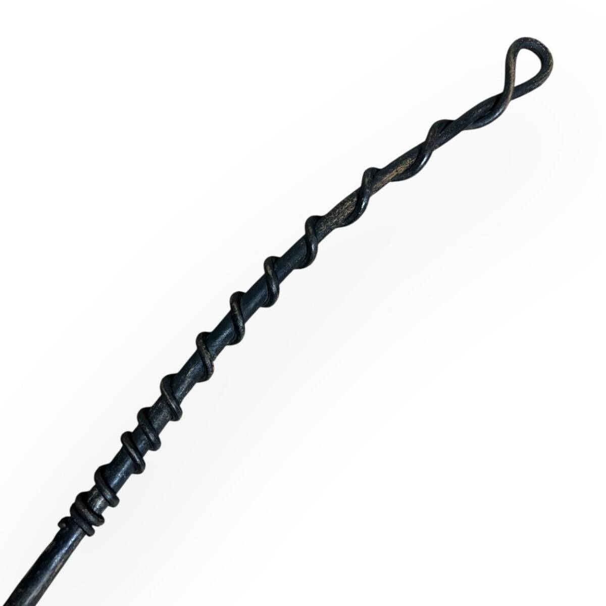 Osmanlı Gümüş Savatlı Kamçı – 159gr | Büyük Boy Nadir Koleksiyonluk AOB6097 - 3