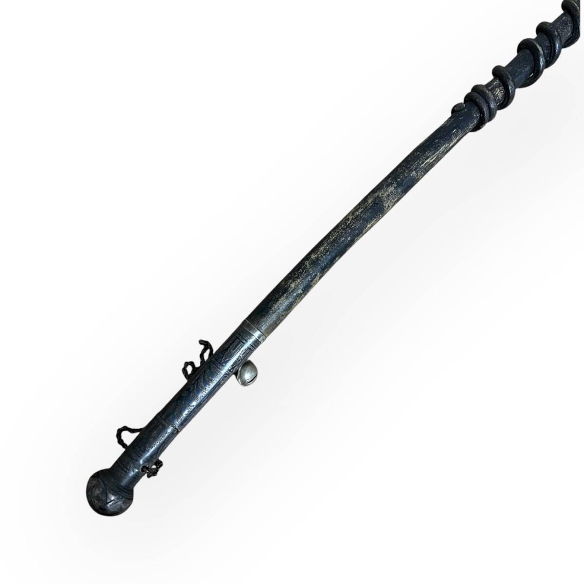 Osmanlı Gümüş Savatlı Kamçı AOB6097 - 4