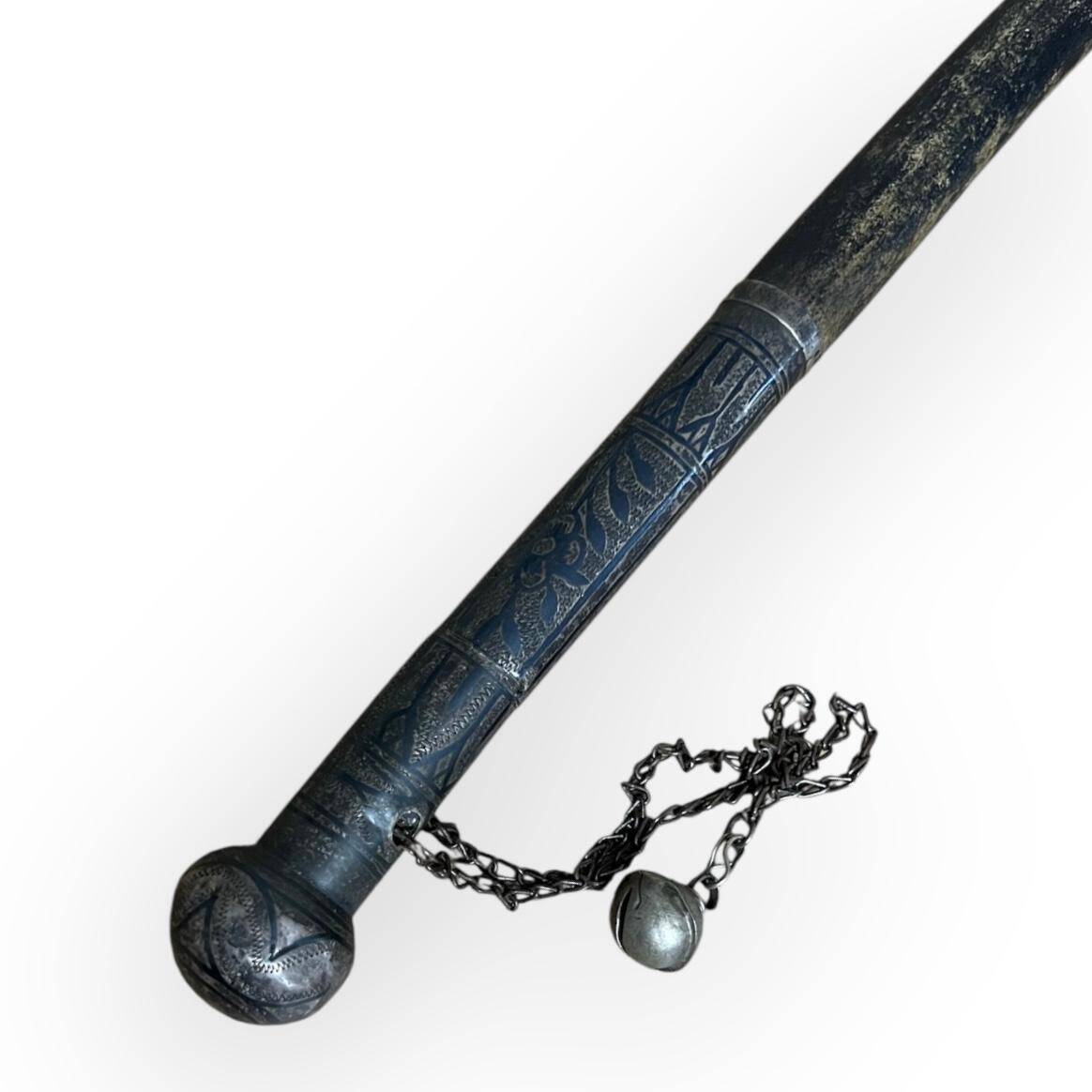 Osmanlı Gümüş Savatlı Kamçı AOB6097 - 2