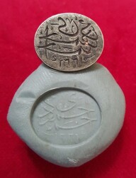 Osmanlı Gümüş Usta İmzalı Mühür AOB171 - 1