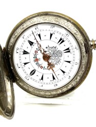 Osmanlı Kadran Anahtar Kurmalı Köstekli Cep Saati (#6.92) SAA313 - 4