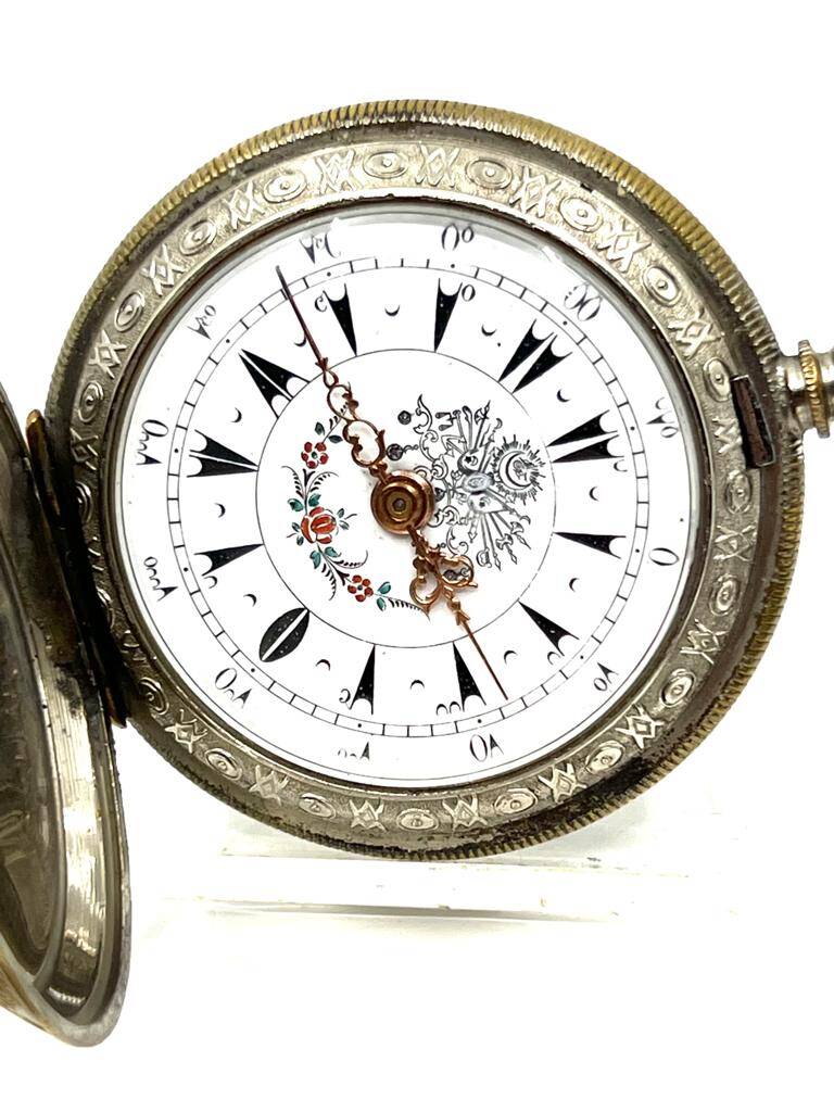 Osmanlı Kadran Anahtar Kurmalı Köstekli Cep Saati (#6.92) SAA313 - 4