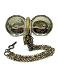 Osmanlı Kadran Anahtar Kurmalı Köstekli Cep Saati (#6.92) SAA313 - 3