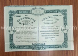 Osmanlı Kooperatif Anonim Şirketi HSS332 - Gökçekoleksiyon