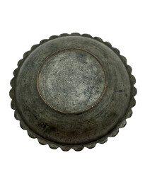 Osmanlı Yazılı Bakır Sahan ( Kapaksız ) AOB3930 - 3