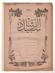 Osmanlıca Sebîlürreşâd Dergisi - Cilt : 10 , Sayı: 238 - 3 Nisan 1913 - 