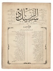 Osmanlıca Sebîlürreşâd Dergisi - Cilt : 12 , Sayı: 291 - 9 Nisan 1914 - Mehmet Âkif Ersoy 