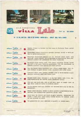 OTELCİLİK - Villa Aile Pansiyonu Reklam Broşürü EFM2022 - 3