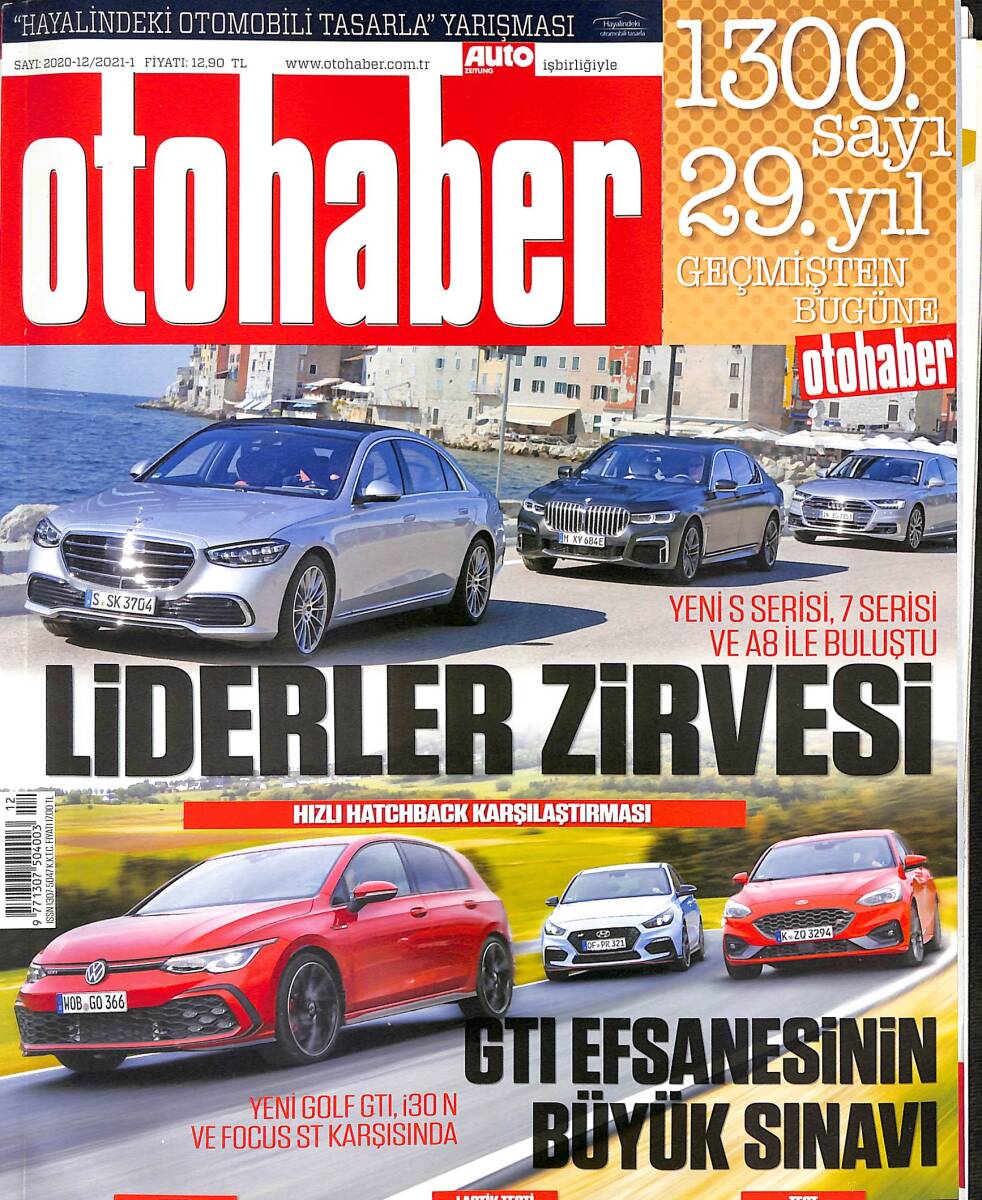 Otohaber Dergisi Sayı : 2020 - Yeni S Serisi , 7 Serisi Ve A8 İle Buluştu - Yeni Golf GTI , İ30 N Ve Focus ST Karşısında NDR102127 - 1