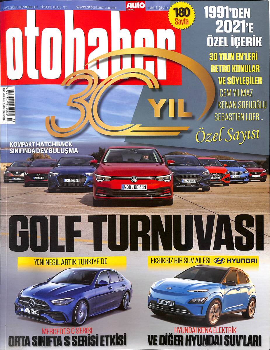 Otohaber Dergisi Sayı : 2021 - Golf Turnuvası - Mercedes C Serisi - Hyundai Kona Elektrik NDR102128 - 1