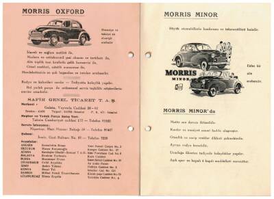 OTOMOBİL-1952 İngiliz Sanayi Sergisi Otomobil ve Kamyon Reklam Broşörü EFM(N)1092 - 14