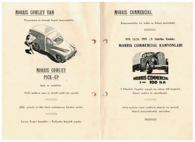 OTOMOBİL-1952 İngiliz Sanayi Sergisi Otomobil ve Kamyon Reklam Broşörü EFM(N)1092 - 15