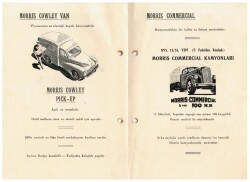 OTOMOBİL-1952 İngiliz Sanayi Sergisi Otomobil ve Kamyon Reklam Broşörü EFM(N)1092 - 11