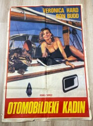 Otomobildeki Kadın (The Woman in the Automobile) Orijinal Sinema Afişi - Ultra Dev Boy (70x100) - Veronica Hard & Ron Budd AFIS58 - Gökçekoleksiyon