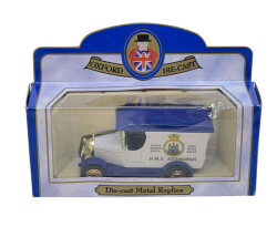 Oxford Die-Cast İngiltere Üretimi H.M.S. Edinburgh Temalı Vintage Panel Van Metal Model Araç (Sıfır Ürün) AOB6261 - 1