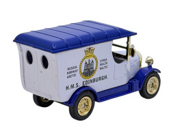 Oxford Die-Cast İngiltere Üretimi H.M.S. Edinburgh Temalı Vintage Panel Van Metal Model Araç (Sıfır Ürün) AOB6261 - 5