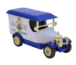Oxford Die-Cast İngiltere Üretimi H.M.S. Edinburgh Temalı Vintage Panel Van Metal Model Araç (Sıfır Ürün) AOB6261 - 4
