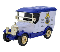 Oxford Die-Cast İngiltere Üretimi H.M.S. Edinburgh Temalı Vintage Panel Van Metal Model Araç (Sıfır Ürün) AOB6261 - 2