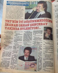 Oya Magazin Dergisi 28 Nisan-4 Mayıs 1990 Sayı : 70 - Bülent Ersoy'a Bakın - Orhan Gencebay Yakında Evleniyor NDR101431 - 2