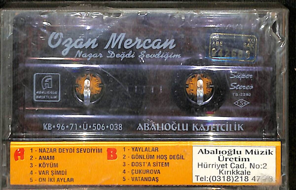 Ozan Mercan - Nazar Değdi Sevdiğim Kaset (Sıfır Kaset) KST29190 - 2
