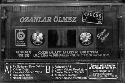 Ozanlar Ölmez - Sivas Katliamı - Demokrasi Ve Pir Sultan Uğruna Kaset (İkinci El) KST24400 - 4