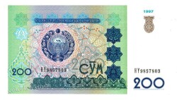 Özbekistan 200 Sum 1997 Çil YKP1280 - Gökçekoleksiyon