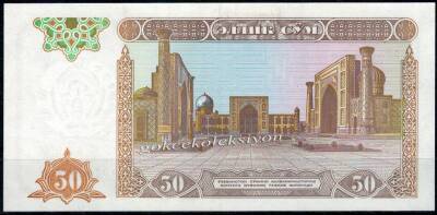 Özbekistan 50 Sum 1994 Çil YKP1395 - 2