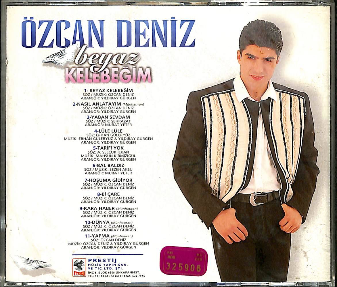 Özcan Deniz - Beyaz Kelebeğim CD (İkinci El - Kırmızı Bandrollü) CD4340 - 2