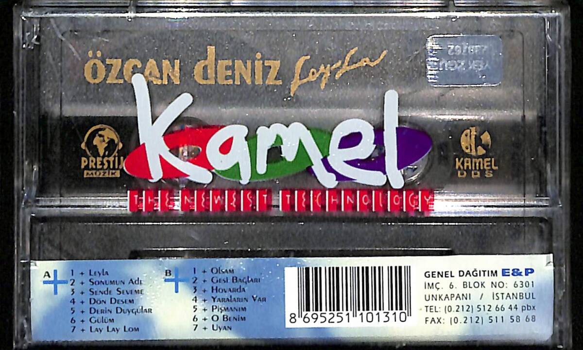 Özcan Deniz – Leyla Orijinal Kaset (SIFIR) * Prestij Müzik - 2002 * KST31194 - 2