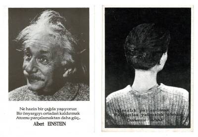 Özdemir Asaf - Albert Einstein Kartpostal KRT7893 - 1