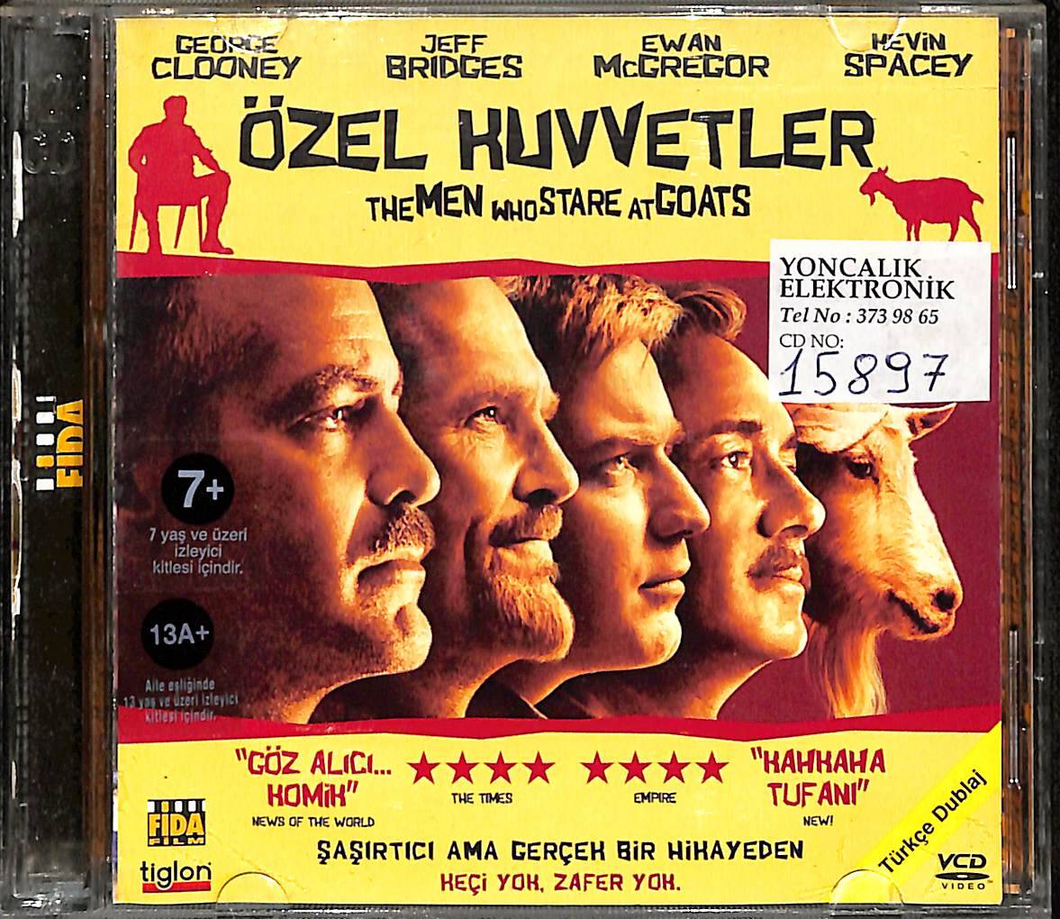Özel Kuvvetler (2009) Orjinal VCD Film ' George Clooney - Jeff Bridges - Kevin Spacey ' VCD28323 - 1
