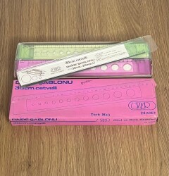 Özer Daire Şablonu 1990s (Tam Dolu Kutu) AOB4799 - 5