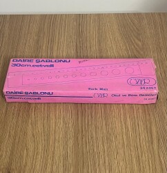 Özer Daire Şablonu 1990s (Tam Dolu Kutu) AOB4799 - 6