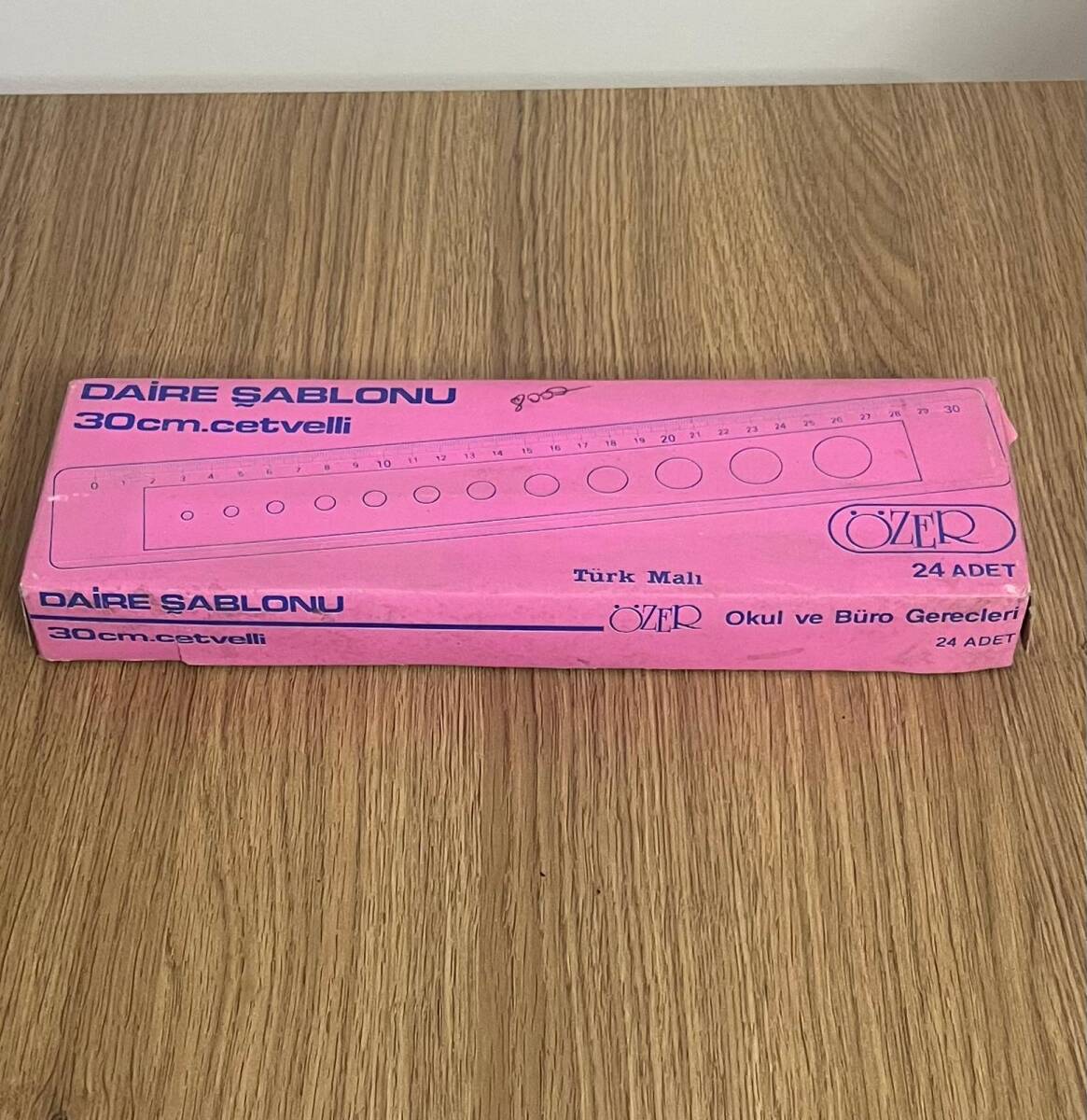 Özer Daire Şablonu 1990s (Tam Dolu Kutu) AOB4799 - 6
