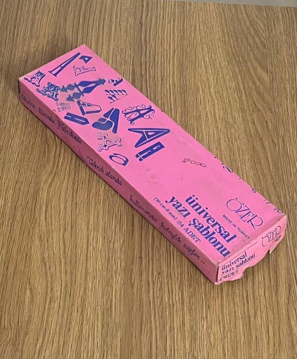 Özer Üniversal Yazı Şablonu 1990s (Tam Dolu Kutu) AOB4798 - 3