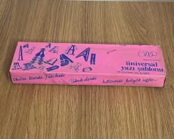 Özer Üniversal Yazı Şablonu 1990s (Tam Dolu Kutu) AOB4798 - 4