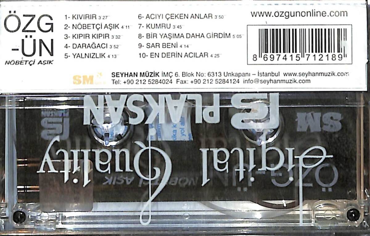 Özgün - Nöbetçi Aşık Kaset (Sıfır) KST26833 - 2