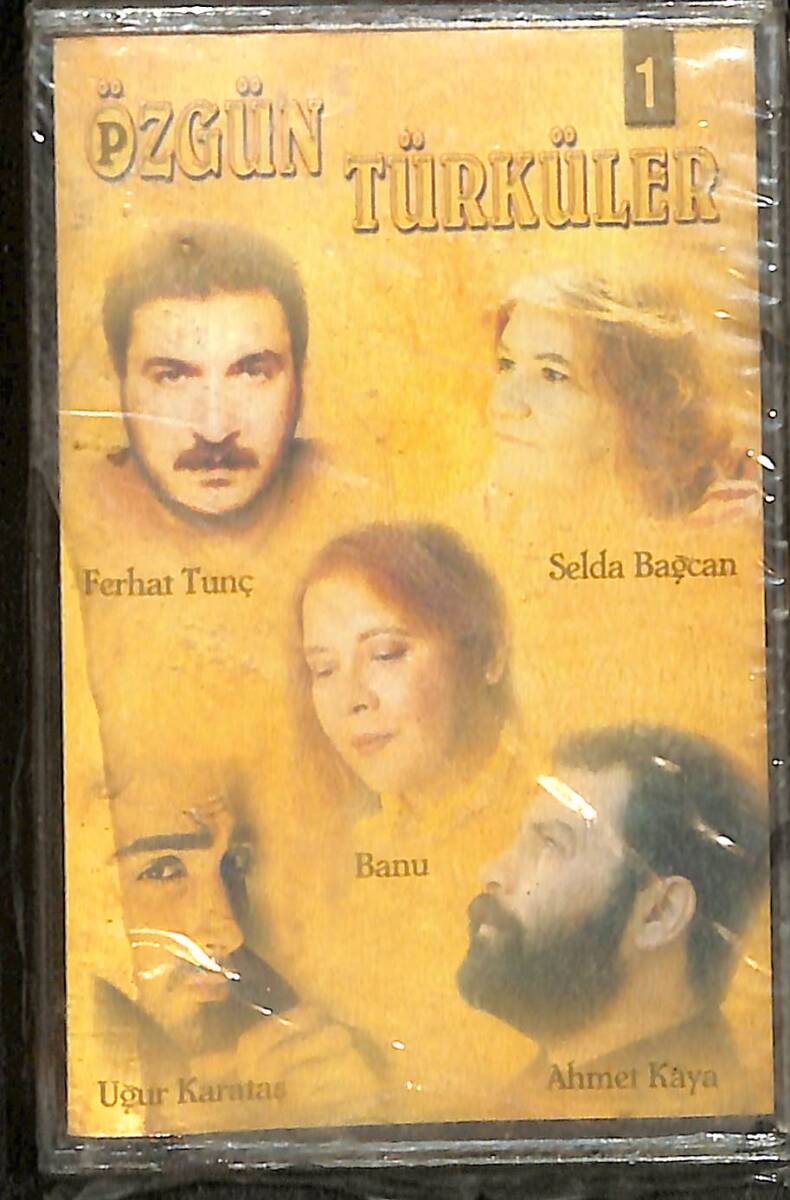 Özgün Türküler 1 Paris Konseri - Ferhat Tunç, Selda Bağcan, Banu, Ahmet Kaya, Uğur Karataş Kaset (Sıfır Kaset) KST29241 - 1