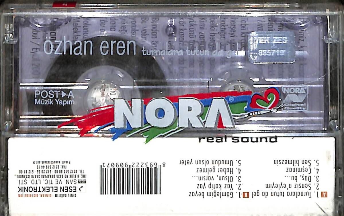 Özhan Eren - Turnalara Tutun da Gel Kaset (Sıfır Kaset) KST29442 - 2