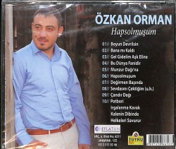 Özkan Orman - Hapsolmuşum CD (Sıfır) CD3934 - 2