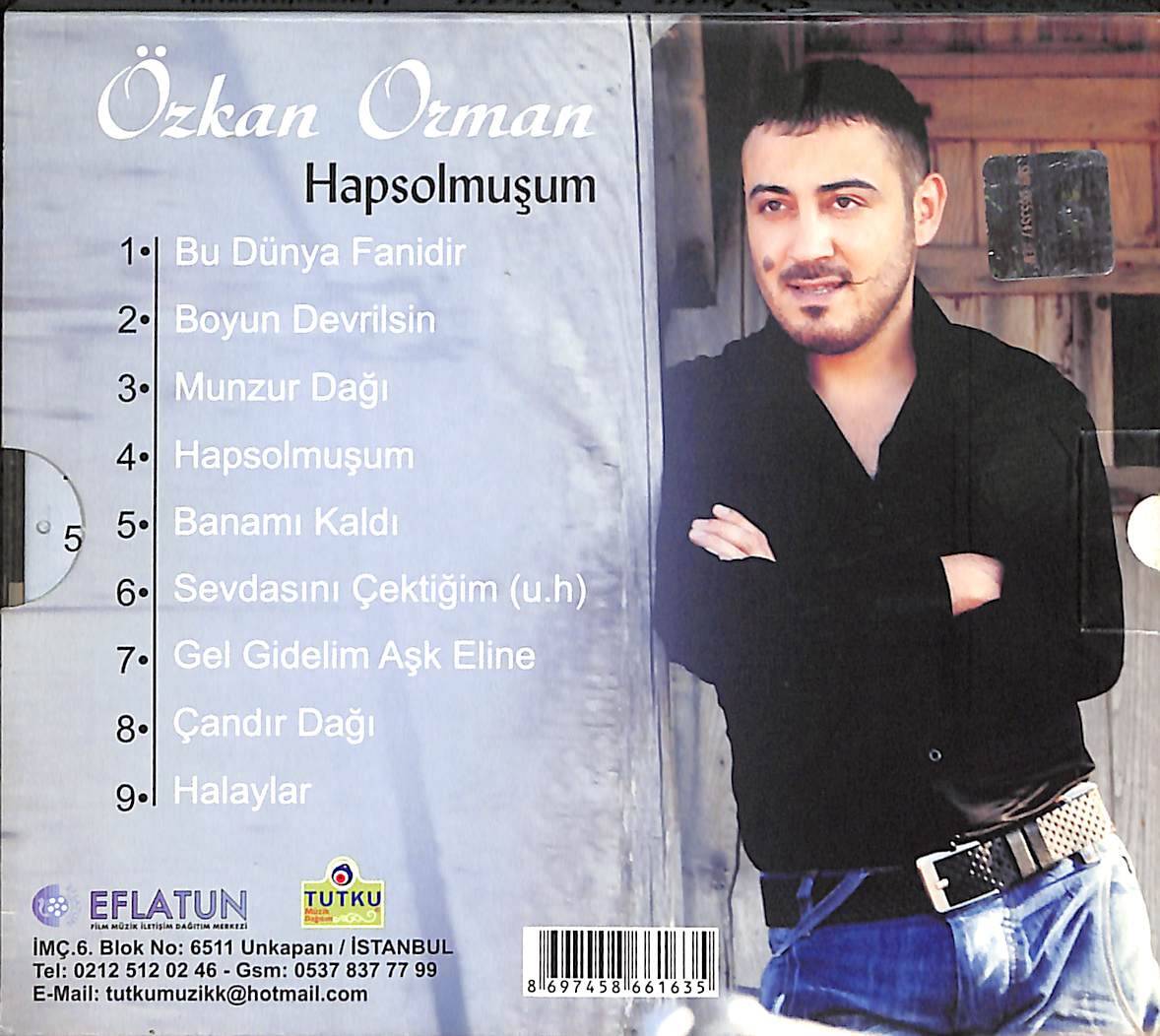 Özkan Orman - Hapsolmuşum CD (Sıfır) CD4183 - 2