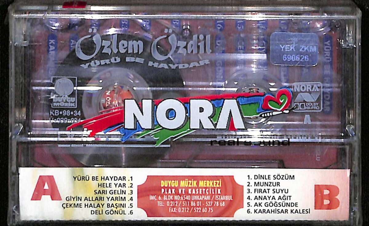 Özlem Özdil - Yürü Be Haydar Orijinal Kaset (Sıfır) KST30777 - 2