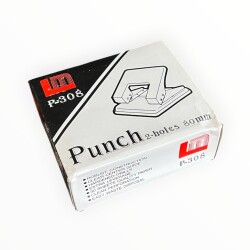  P-308 Punch 2-Holes 80mm Delgeç Kırmızı AOB8662 - 2