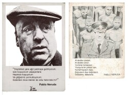 Pablo Neruda x 2 Şiir Kartpostal KRT8009 - Gökçekoleksiyon