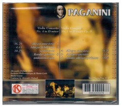 Paganini - Violin Concerto No.4 in Minor,No.1 in D Major CD Müzik (Sıfır Ürün) CD10 - 6