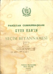 Pakistan Cumhurbaşkanı Eyub Hanın Seçim Beyannamesi NDR77380 - Gökçekoleksiyon