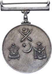 Pakistan Silahlı Kuvvetleri (1965-71) Yılları Hindistan Savaşı Askeri Hizmet Madalyası MVM2086 - Gökçekoleksiyon