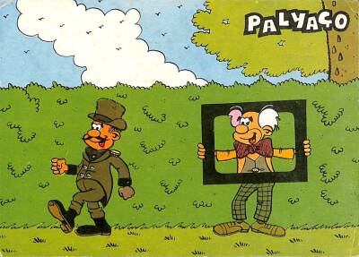 Palyaço Animasyon Kartpostal KRT16199 - 1